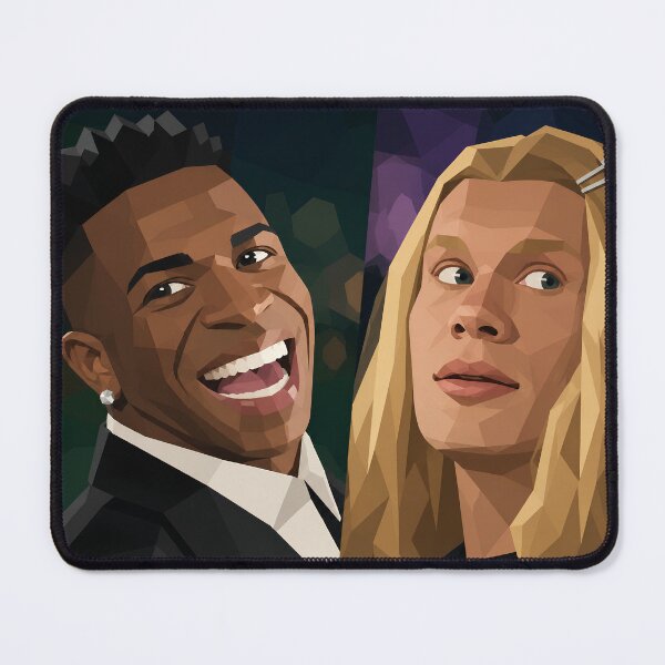 Item preview, Vini Jr. And Erling Haaland White Chicks Meme Soccer Reaction designed and sold by YonizaStudio.