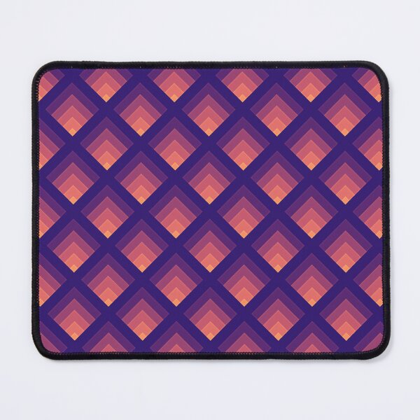 Item preview, Sunset Labyrinth - Purple Peach Geometric Diamond Pattern designed and sold by BlackthornDsign.