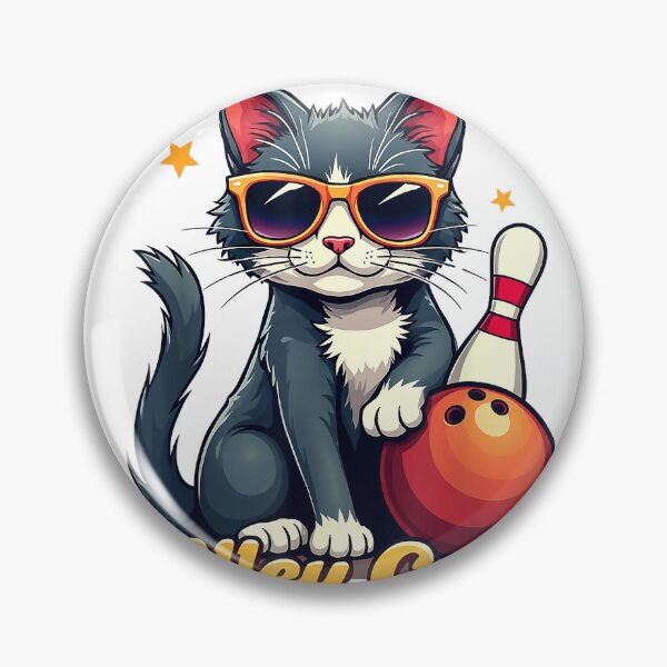 Item preview, Alley Cat Bowling Funny Cat Bowler Men Women Kids T-Shirt designed and sold by JankoZED.