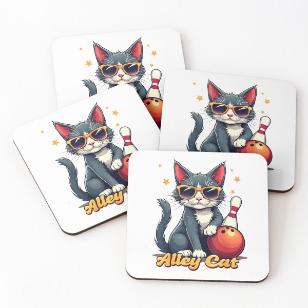 Item preview, Alley Cat Bowling Funny Cat Bowler Men Women Kids T-Shirt designed and sold by JankoZED.