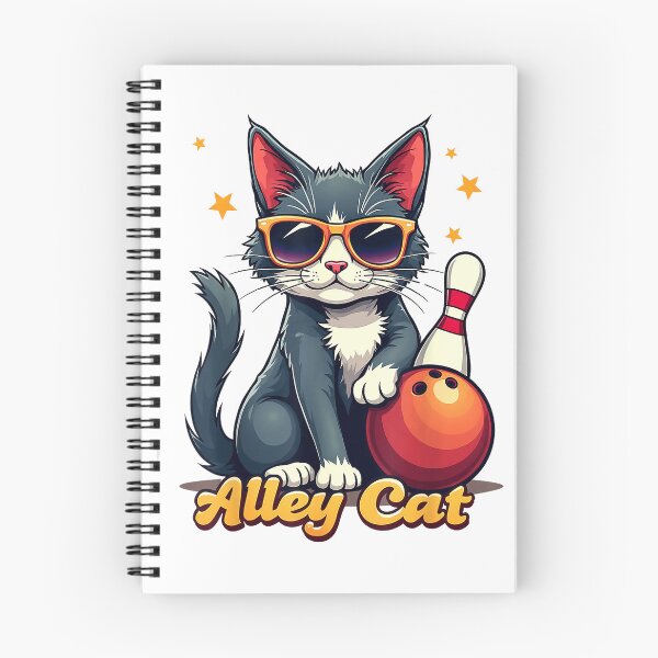 Item preview, Alley Cat Bowling Funny Cat Bowler Men Women Kids T-Shirt designed and sold by JankoZED.