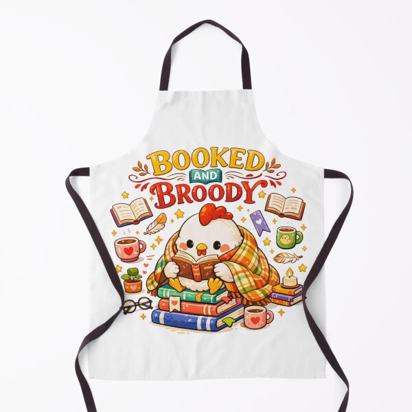 Item preview, Booked and Broody Chicken designed and sold by Chill Chicken Studio.