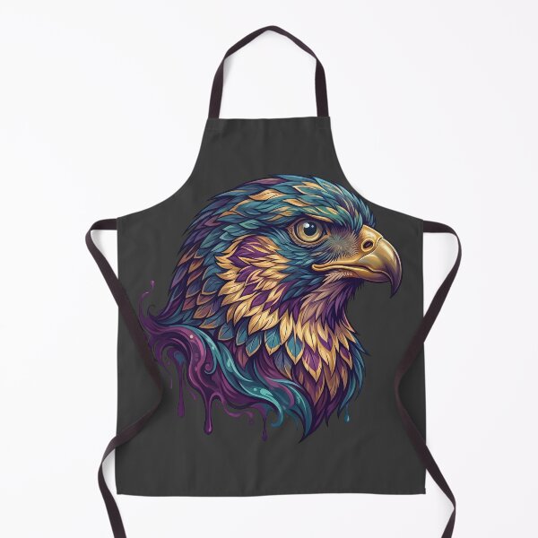 Item preview, Majestic Eagle Portrait Vibrant Artistic Feather Illustration designed and sold by artscripts.