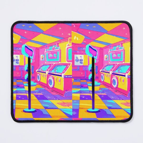 Item preview, Illustration - Absurd Public Space, Ultra-Saturated Chromatic Universe designed and sold by Reverso-Design.