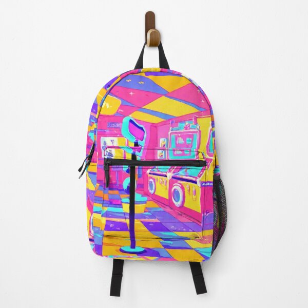 Item preview, Illustration - Absurd Public Space, Ultra-Saturated Chromatic Universe designed and sold by Reverso-Design.