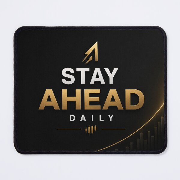 Item preview, Stay Ahead Daily Trading Mindset Motivation Design designed and sold by PipForgeStudio .