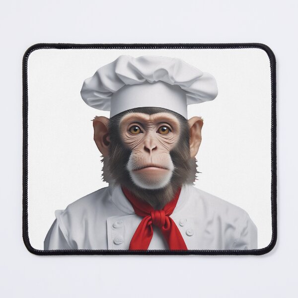 Item preview, Realistic Monkey Chef | Professional Primate Cook Portrait designed and sold by Muayad Al-Farhan.