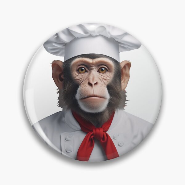 Item preview, Realistic Monkey Chef | Professional Primate Cook Portrait designed and sold by Muayad Al-Farhan.