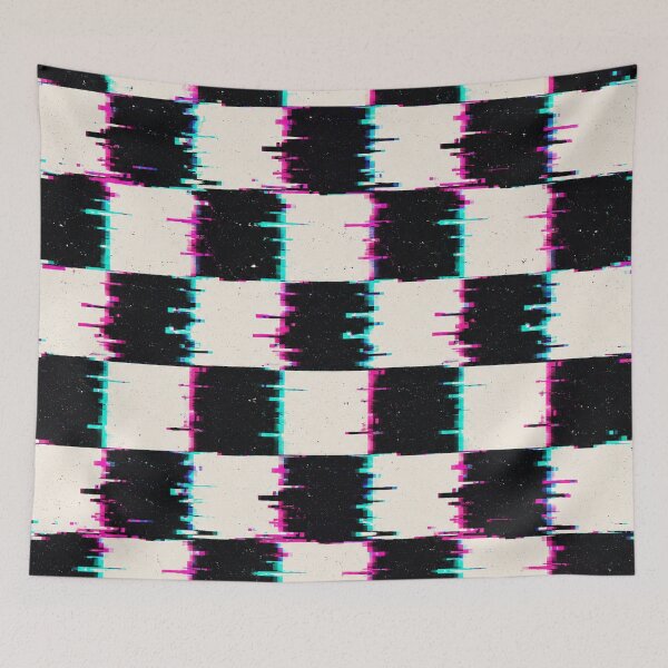 Item preview, Distorted Retro Chess Pattern designed and sold by EsenciaZen.
