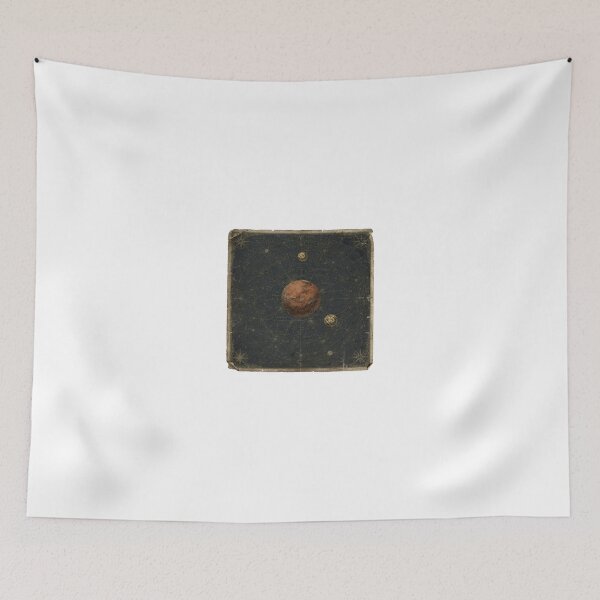 Item preview, Celestial Mars and Its Two Moons Study in Gilt designed and sold by PictorialWhimsy.