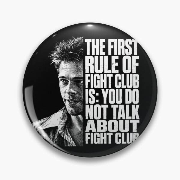 Item preview, Fightclub First Rule designed and sold by calypso-designs.
