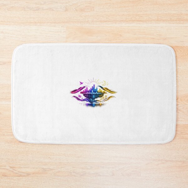Item preview, Neon Music Equalizer Art – Aesthetic Soundwave Sun & Moon Design designed and sold by EdgeSphere.