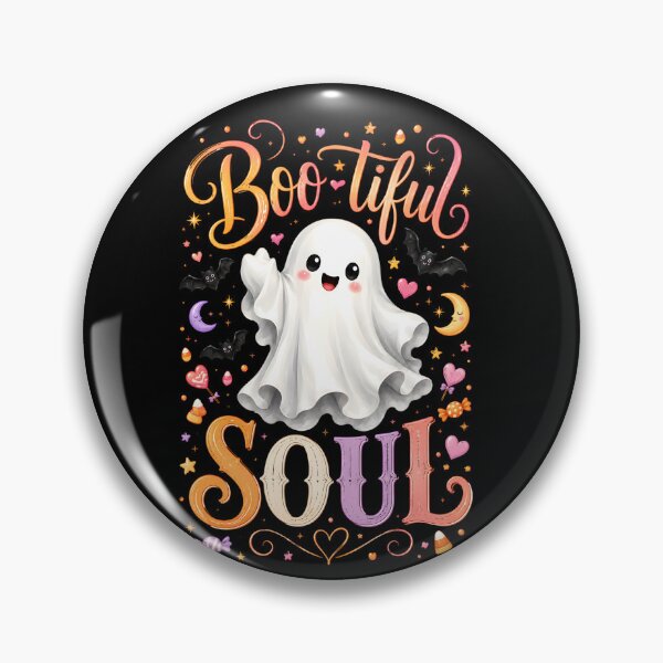 Item preview, Boo Tiful Soul Cute Halloween Ghost Illustration designed and sold by Chic_Clip_Craft.
