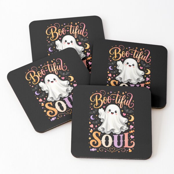 Item preview, Boo Tiful Soul Cute Halloween Ghost Illustration designed and sold by Chic_Clip_Craft.