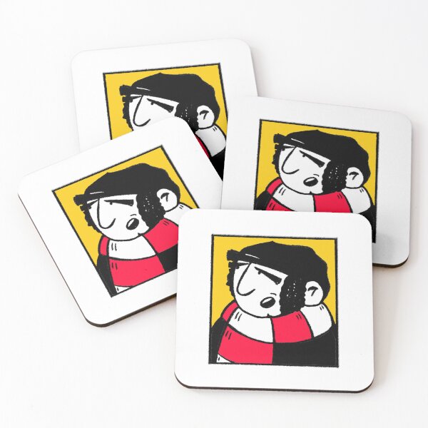 Item preview, Classic Football Fan Illustration | Retro Terrace Supporter | Red & White Scarf - Pop Art designed and sold by GWARTGB.