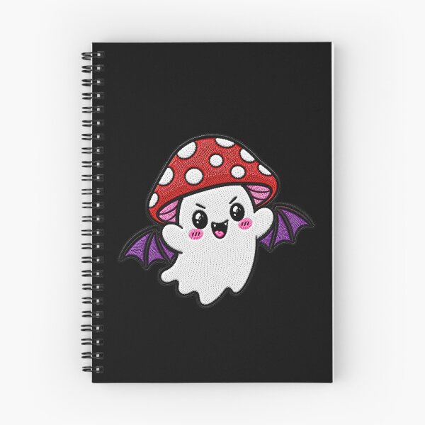 Item preview, Cute Bat Ghost Kawaii Embroidery Patch Design Mushroom Boo designed and sold by ColorSplash123.