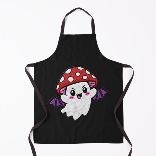 Item preview, Cute Bat Ghost Kawaii Embroidery Patch Design Mushroom Boo designed and sold by ColorSplash123.
