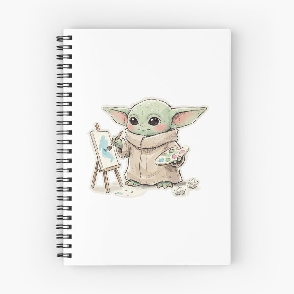 Item preview, BABY YODA PAINTER designed and sold by LIS AND MELIVERSO.
