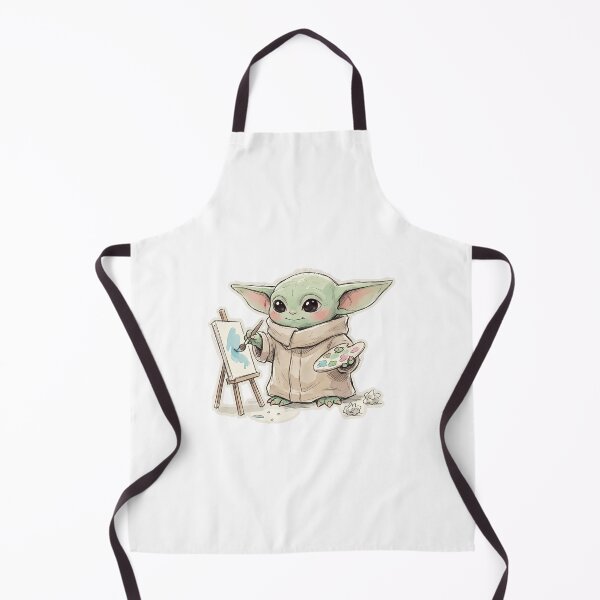 Item preview, BABY YODA PAINTER designed and sold by LIS AND MELIVERSO.