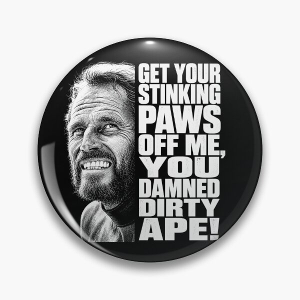 Item preview, Planet of Apes Heston Damn Dirty Apes designed and sold by calypso-designs.