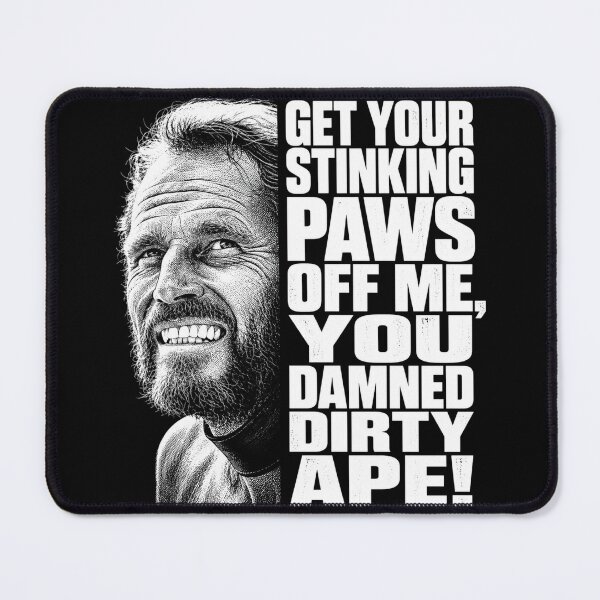 Item preview, Planet of Apes Heston Damn Dirty Apes designed and sold by calypso-designs.