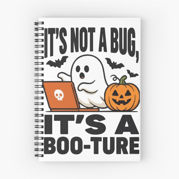 Item preview, It's Not A Bug It's A Boo-ture Halloween Coder designed and sold by Bianca Oltean.