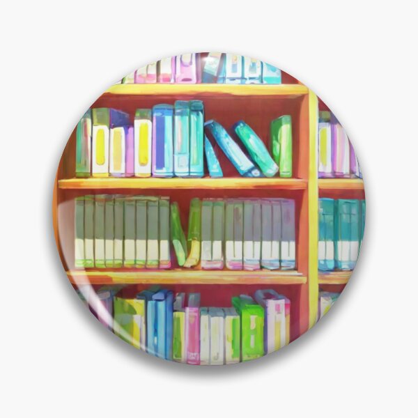 Artikelvorschau, Illustration - Colorful Library, Bright Animated Aesthetic entworfen und verkauft von Reverso-Design.