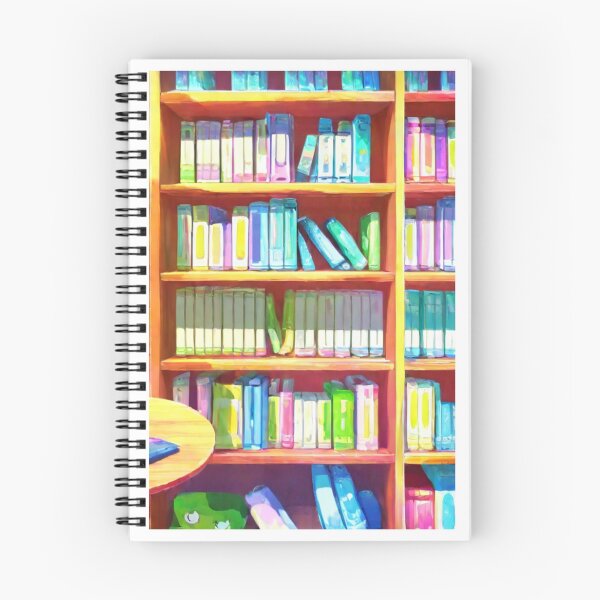Item preview, Illustration - Colorful Library, Bright Animated Aesthetic designed and sold by Reverso-Design.