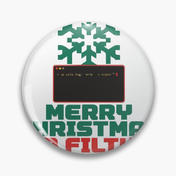 Item preview, Merry Christmas Ya Filthy console.log designed and sold by Bianca Oltean.