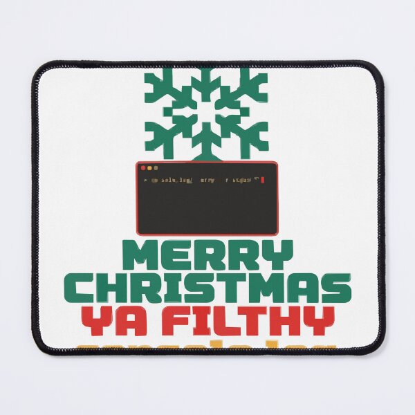 Item preview, Merry Christmas Ya Filthy console.log designed and sold by Bianca Oltean.