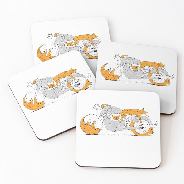 Item preview, Biker Cat Cafe Racer Motorcycle Kitten T-Shirt T-Shirt designed and sold by DArtfulStudio.