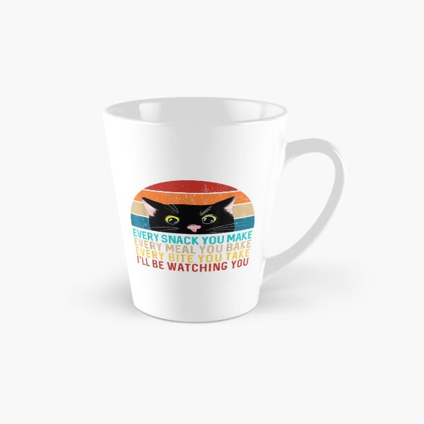 Item preview, Black Cat Every Snack You Make Retro Cat T-Shirt designed and sold by SavsMerch.