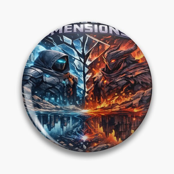 Item preview, Mirror Dimensions – Sci-Fi vs Inferno Fantasy | Transparent PNG T-Shirt & Hoodie Design designed and sold by Lifehackerplus1.