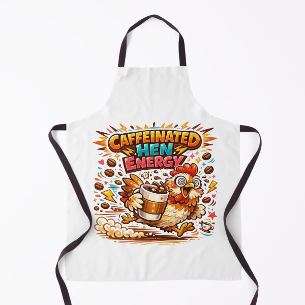 Item preview, Caffeinated Hen Energy designed and sold by Chill Chicken Studio.
