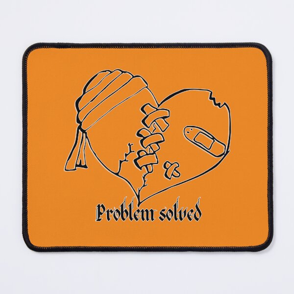Item preview, Problem Solved Broken Heart Funny Dark Humor designed and sold by Naershop.
