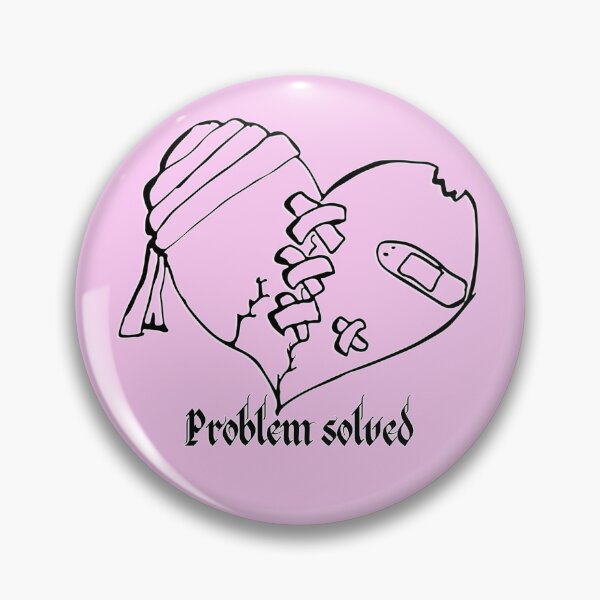 Item preview, Problem Solved Broken Heart Funny Dark Humor designed and sold by Naershop.