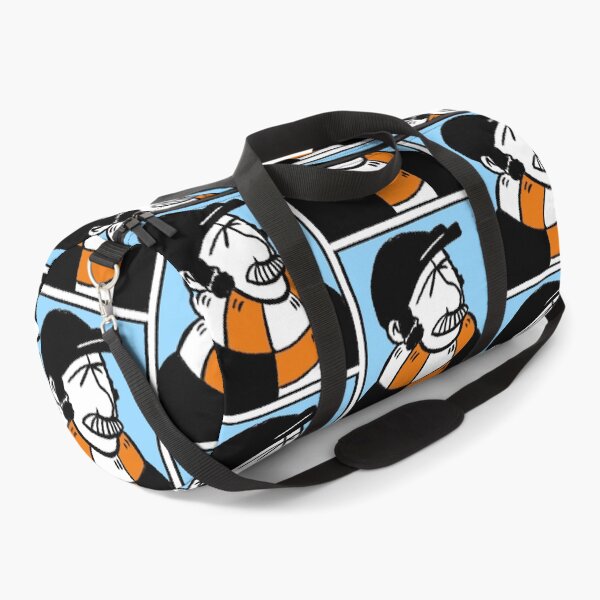 Item preview, Classic Football Fan Illustration | Retro Terrace Supporter | Orange & White Scarf - Pop Art designed and sold by GWARTGB.