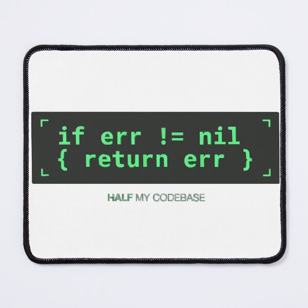 Item preview, if err != nil return err Half My Codebase designed and sold by Bianca Oltean.
