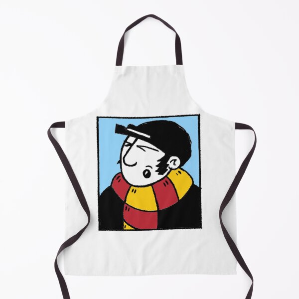 Item preview, Classic Football Fan Illustration | Retro Terrace Supporter | Red & Yellow Scarf - Pop Art designed and sold by GWARTGB.