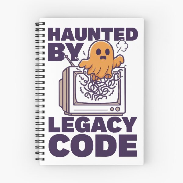 Item preview, Haunted By Legacy Code Coder Ghost designed and sold by Bianca Oltean.