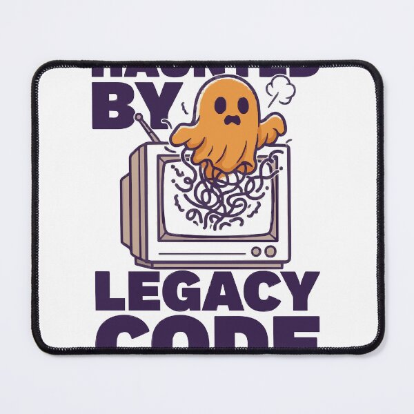 Item preview, Haunted By Legacy Code Coder Ghost designed and sold by Bianca Oltean.