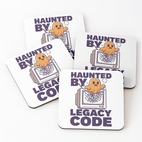 Item preview, Haunted By Legacy Code Coder Ghost designed and sold by Bianca Oltean.
