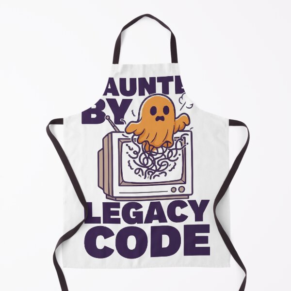 Aperçu de l'œuvre Haunted By Legacy Code Coder Ghost créée et vendue par Bianca Oltean.