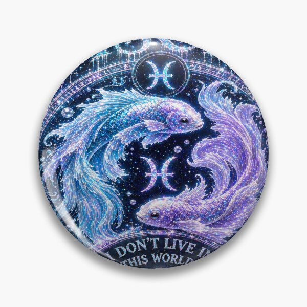 Item preview, I Am Pisces Zodiac Celestial Fantasy Art Print designed and sold by BulletKitty82.