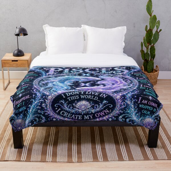 Artikelvorschau, Ich bin Fische – Sternzeichen-Kunstdruck mit himmlischer Fantasy-Motiv entworfen und verkauft von BulletKitty82.
