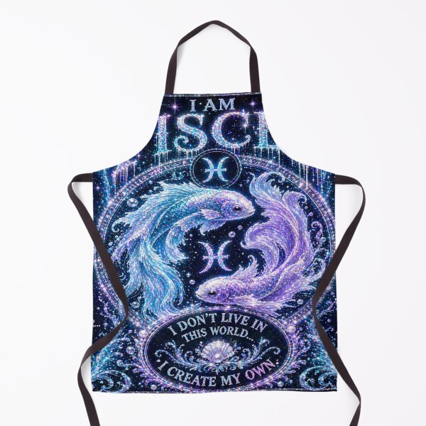 Item preview, I Am Pisces Zodiac Celestial Fantasy Art Print designed and sold by BulletKitty82.