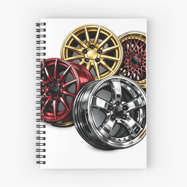 Item preview, Luxury Gold Red & White Alloy Wheel Rims | Premium Automotive Style T-Shirt & Hoodie Design designed and sold by Lifehackerplus1.