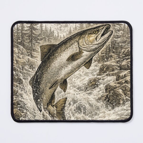 Item preview, River Thunder (Chinook Salmon) designed and sold by KrungiT Design .