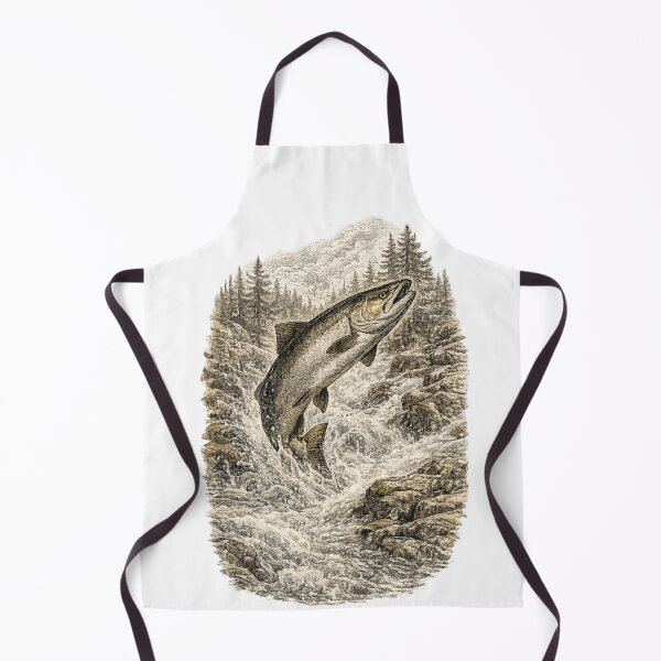Item preview, River Thunder (Chinook Salmon) designed and sold by KrungiT Design .