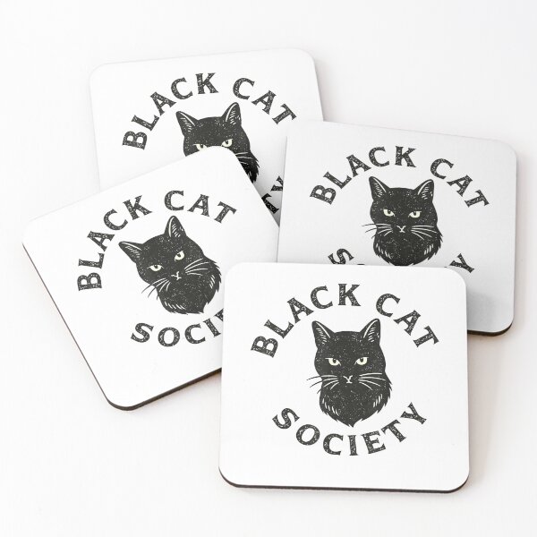 Artikelvorschau, T-Shirt der Black Cat Society zum Thema „Missverstandene Katzen“ entworfen und verkauft von gidget-gadget.